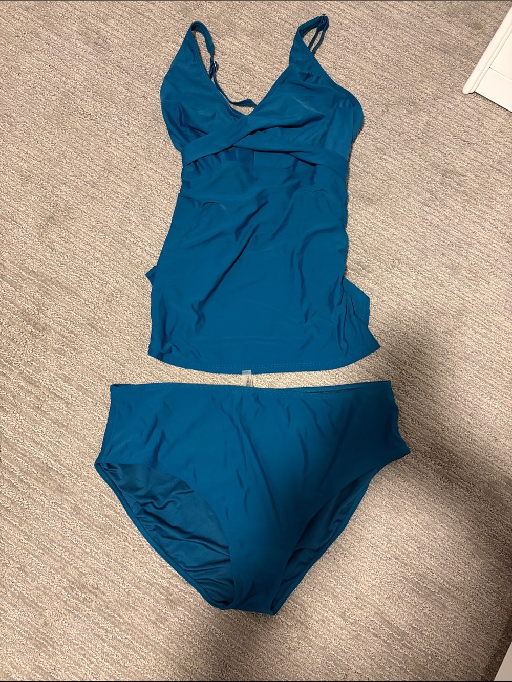 NEW Younique Teal Blue Tankini Bikini Set